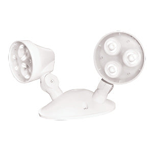 PHARES SATELLITE DOUBLE PAR18, 12V, 2W, DEL PLASTIQUE BLANC