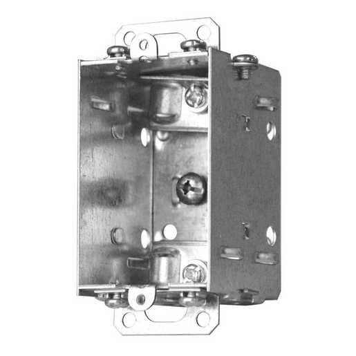 BOÎTE ÉLECTRIQUE SIMPLE AVEC OREILLES 2"X3" - 2" DE PROFONDEUR