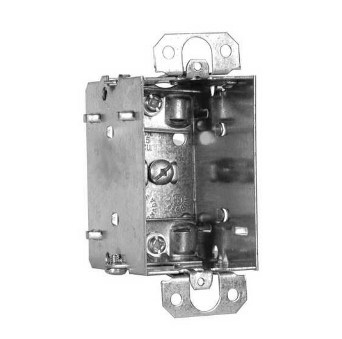 BOÎTE ÉLECTRIQUE SIMPLE 2"X3", 2-1/2" DE PROFONDEUR