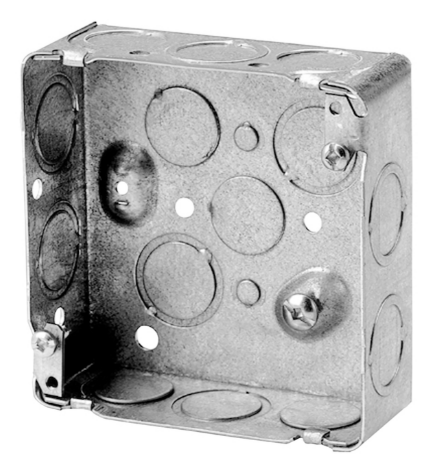 BOÎTE ÉLECTRIQUE CARRÉ 4"X4" - 1-1/2" DE PROFONDEUR