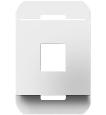 CADRE ORNEMENTE® À 1 PORT - BLANC