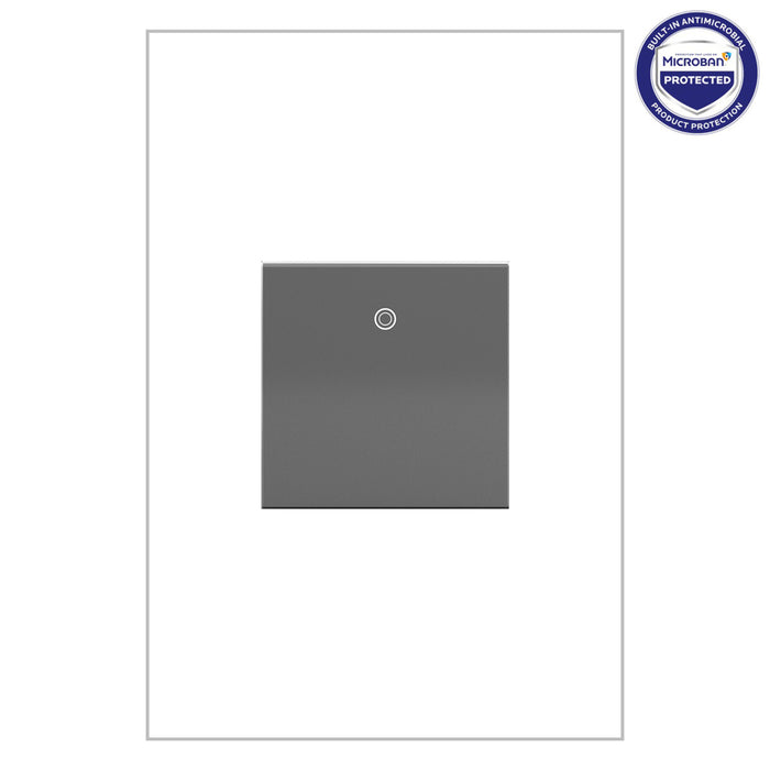 INTERRUPTEUR À PALETTE À 4 VOIES ORNAMENTE® 20A AVEC MICROBAN® - MAGNÉSIUM