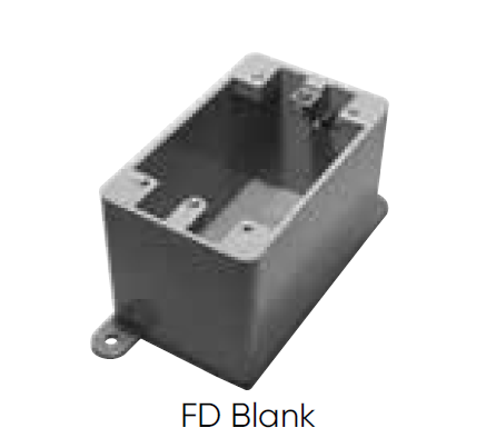 BOITE SIMPLE PROFONDE SERIE FD SANS OUVERTURE