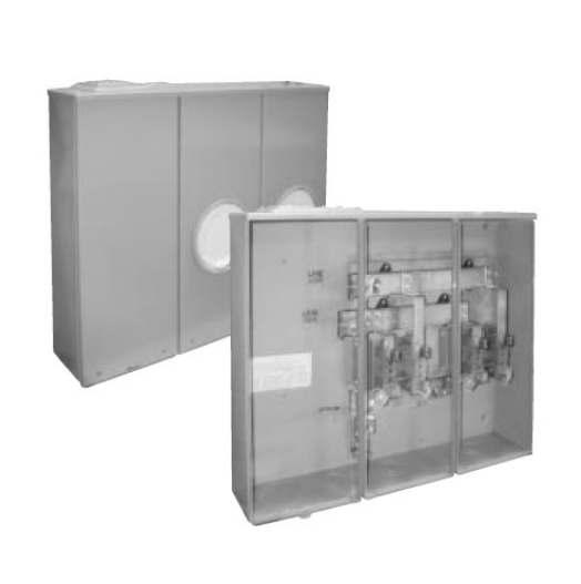 COMPTEUR 3 POSITIONS - 400A SOURCE, 200A PAR POSITION, 600V MAX - 4 MÂCHOIRES