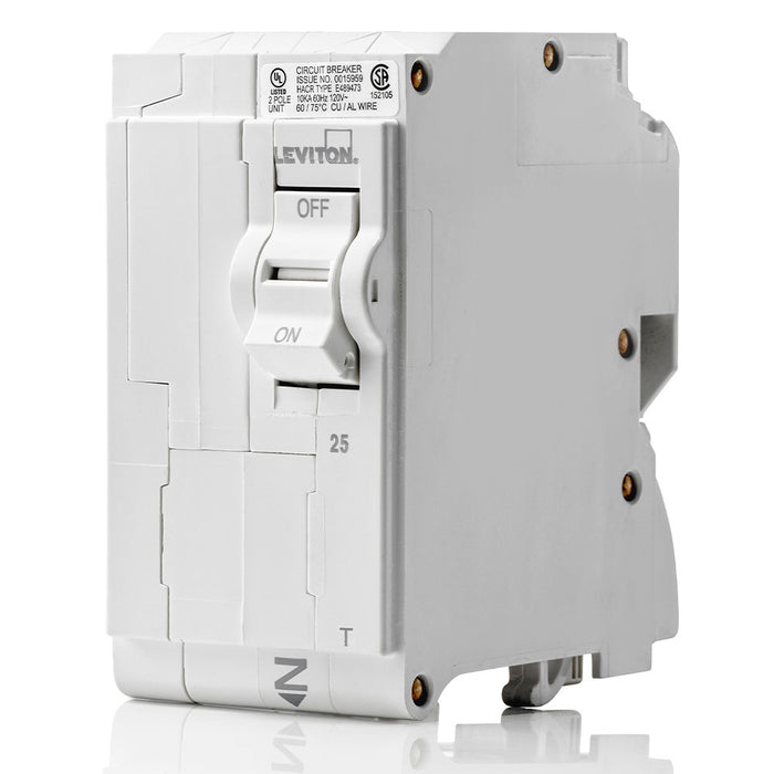 DISJONCTEUR DE DÉRIVATION MAGNÉTIQUE THERMIQUE STANDARD, 2 PÔLES, 25A