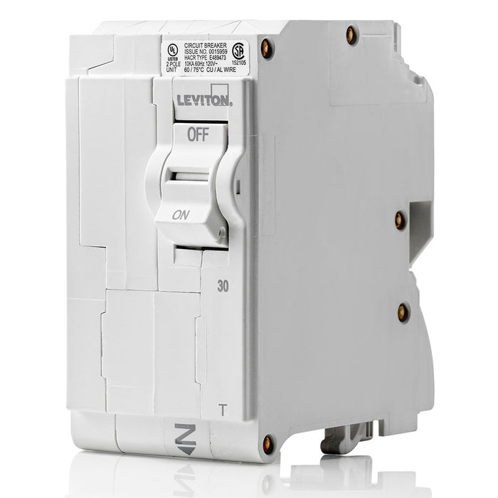 DISJONCTEUR DE DÉRIVATION MAGNÉTIQUE THERMIQUE STANDARD, 2 PÔLES, 30A
