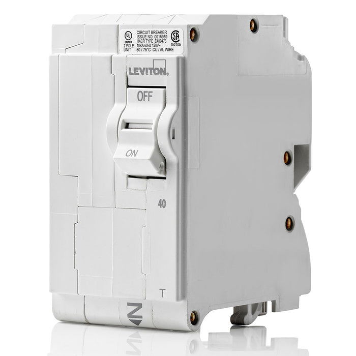 DISJONCTEUR DE DÉRIVATION MAGNÉTIQUE THERMIQUE STANDARD, 2 PÔLES, 40A