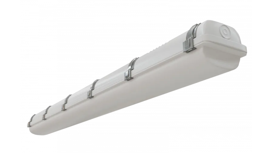 LED ÉTANCHE À LA VAPEUR 60W. TECHNOLOGIE MULTI CCT INTÉGRÉE DANS NOTRE LUMINAIRE LE PLUS DURABLE DISPONIBLE / DOUBLE TENSION 