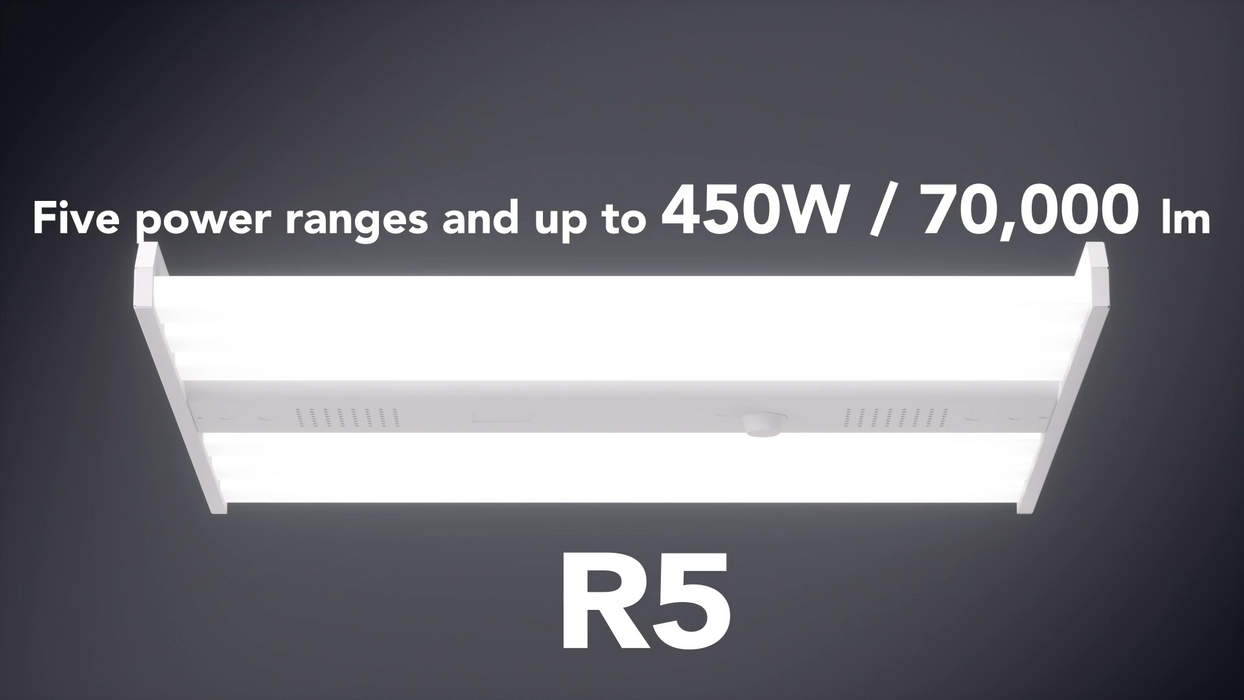 HIGHBAY LINÉAIRE À LED | MultiCCT 35k/4k/5k | 100/125/140W | DOUBLE TENSION 120-347V