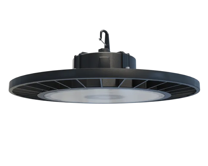 LED OVNI HIGHBAY 150lm/W. PUISSANCE SÉLECTIONNABLE – 120/150/200/250 W MULTI-CCT – 35/40/50K