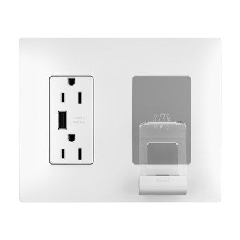 PRISE DUPLEX 15AMP USB CHARGEUR SANS FIL