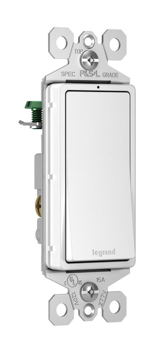 RADIANT®, INTERRUPTEUR À 3 VOIES, 15A, AVEC LUMIÈRE DE LA LOCALISATION - BLANC