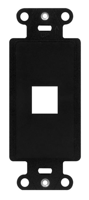 SANGLE DE SORTIE DÉCORATIVE À 1 PORT - NOIRE