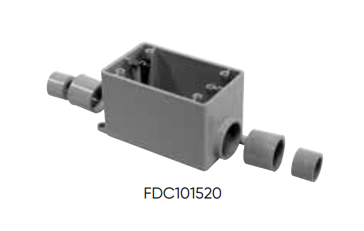 BOITE SIMPLE PROFONDE SÉRIE FD 1/2"- 3/4" - 1"